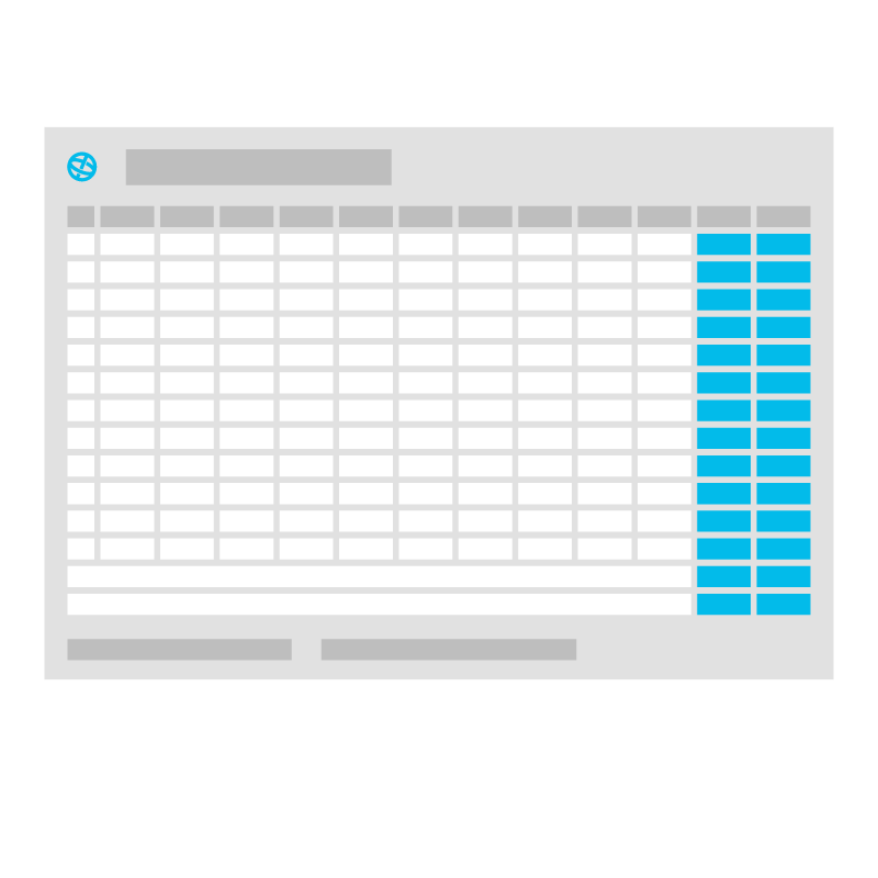 Ukupna mesečna evidencija radnog vremena zaposlenih (Excel obrazac)